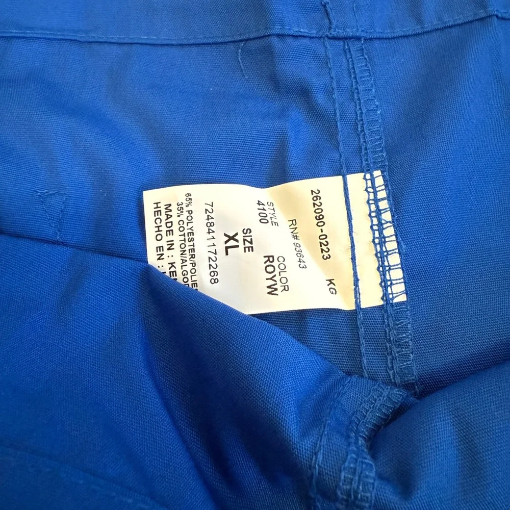 NWT Cherokee Originals Traditional Blue Scrub Pants Size XL - Picture 5 of 5